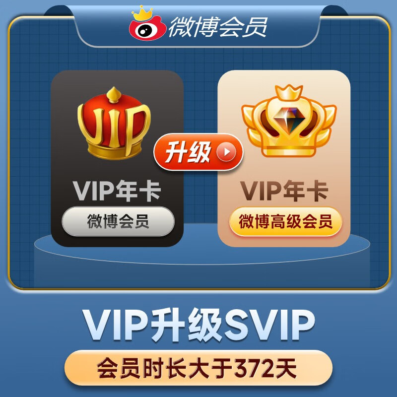 【自动充值】新浪微博VIP升级SVIP会员-12个月『TB+XY专用』